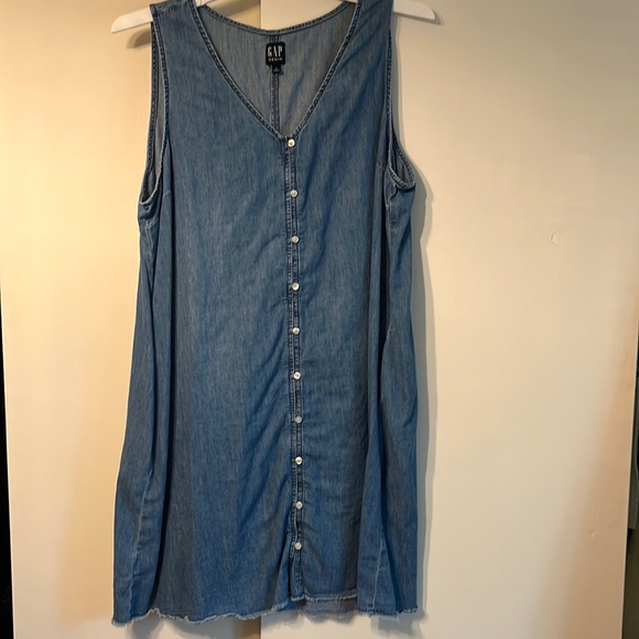 90s Style GAP denim dress - Picture 1 of 4